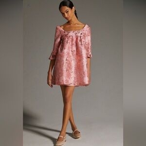 Eva Franco x ANTHROPOLOGIE Baby Doll Bow Dress <3 💝retail $190🎀